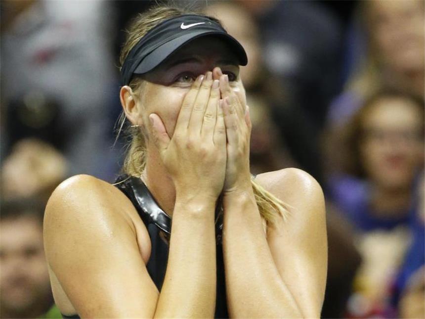 Emotionale Scharapowa beeindruckt bei US-Open-Comeback Maria Scharapowa konnte ihr starkes US-Open-Comeback kaum fassen. Foto: Kathy Willens