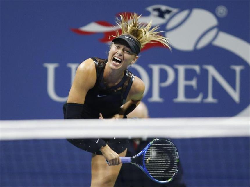 Scharapowa nach Dopingsperre bei US Open im Achtelfinale Maria Scharapowa steht bei den US Open im Achtelfinale. Foto: Jason DeCrow