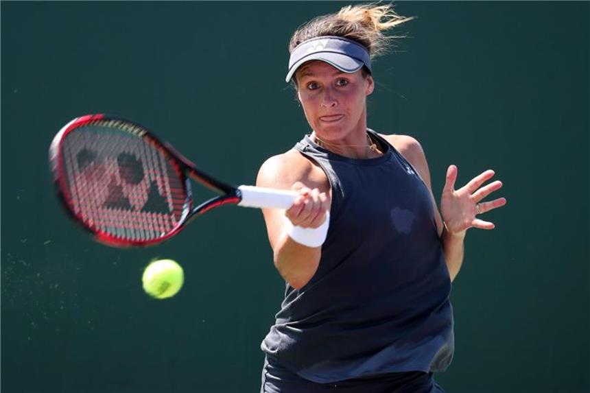Maria und Witthöft überraschen auf Mallorca Maria überraschte mit ihrem Sieg in der ersten Runde der Mallorca-Open gegen die Estin Kontaveit. Foto: Mario Houben/CSM via ZUMA Wire