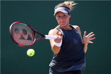 Maria verabschiedete sich beim WTA-Turnier in Straßburg in der ersten Runde ohne eigenen Satzgewinn. Foto: M. Houben/CSM via ZUMA Wire