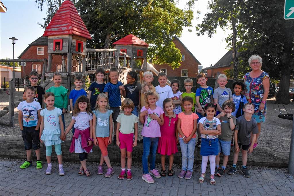 Maria Wolters-von-Prondzinski hat die 1b der Uhlandschule in den Schulstart begleitet.