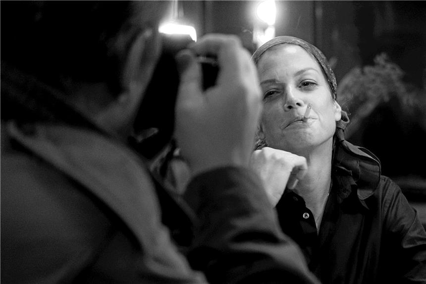 Tote, Terroristen und ein tragischer Star im Wettbewerb Marie Bäumer spielt Romy Schneider in „3 Tage in Quiberon“. Aber sie imitiert sie nicht.Foto: Rohfilm Factory/Prokino