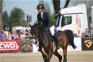 Marie Ligges nimmt an Deutschlands U25 Springpokal teil. Das Finale findet beim CHIO in Aachen statt.