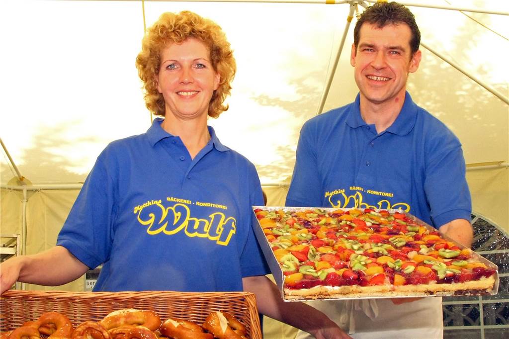 Zum Jubiläum gönnt sich die Lüner Bäckerei Wulf ein paar Neuerungen Marion und Matthias Wulf waren auch bei Hoffesten und anderen Veranstaltungen mit ihren Backwaren zu Gast.