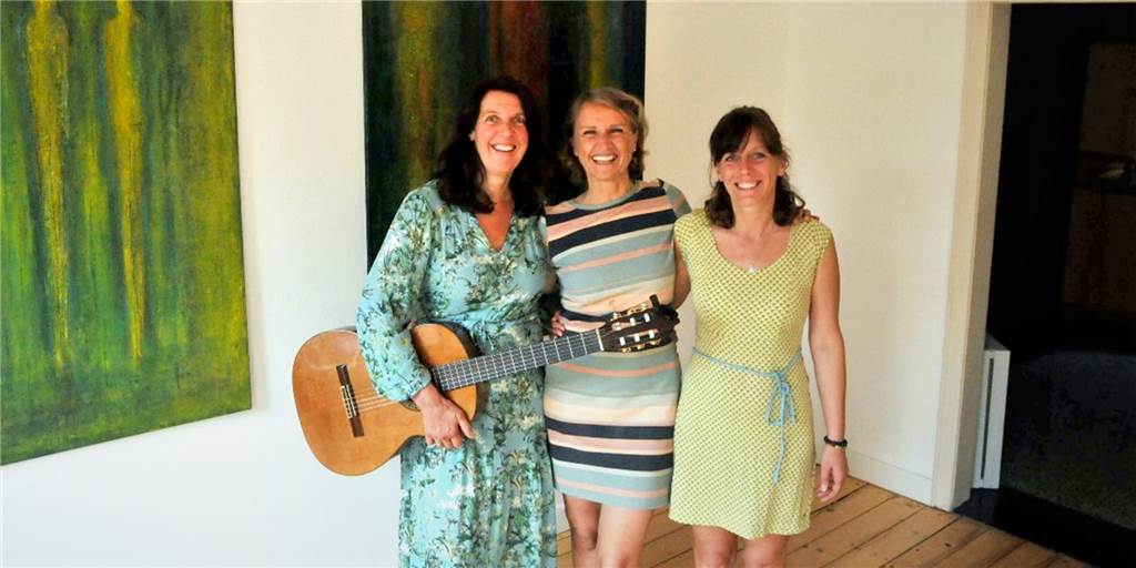 Ein Ort für Herz, Seele und Heimat – das „Herzwerk“ wurde eröffnet Marion Wesseler, (.v.l) Annette Laurich, Anne van de Sluis wollen einen Ort für den Menschen erschaffen.