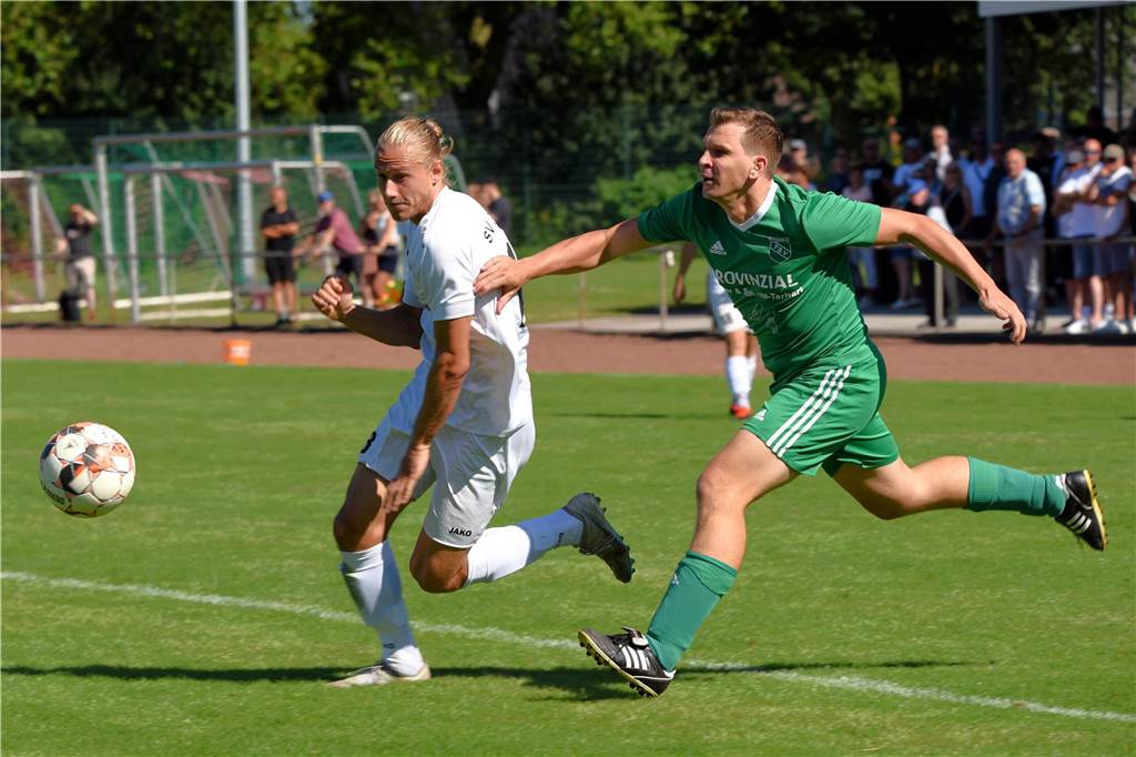 Marius Benning am Ball