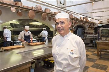 Mark Flanagan, Chefkoch des britischen Königshauses, in der Küche von Schloss Windsor. Foto: David Parker/Daily Mail