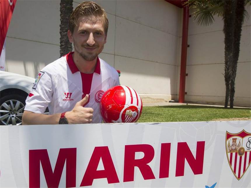 Sevillas Marin will zweiten Europa-Triumph Marko Marin steht mit dem GC Sevilla im Europa-League-Finale. Foto: Jose Manuel Vidal