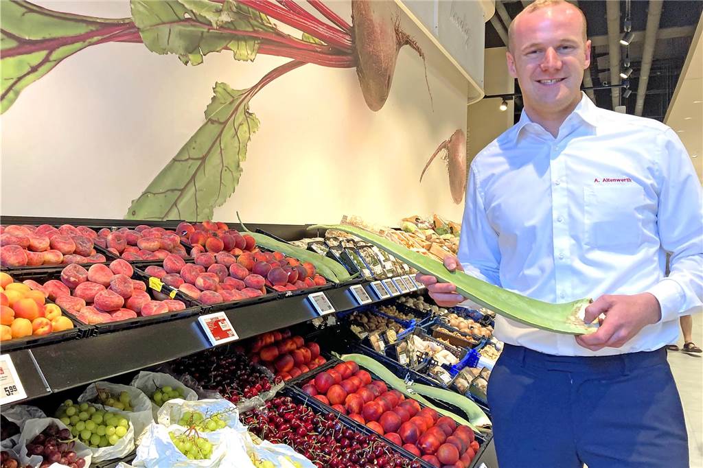Das war das Jahr 2023 in Hörde: Brände, Bauten und Neueröffnungen Der neue Akzenta Markt am Dortmunder Phoenixsee.