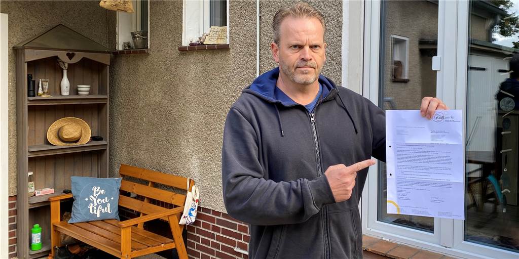 580 statt 180 Euro für Gas: Markus Imig „kann das nicht mehr bezahlen“ Markus Imig ist verärgert über Energiepreise der Stadtwerke Haltern.