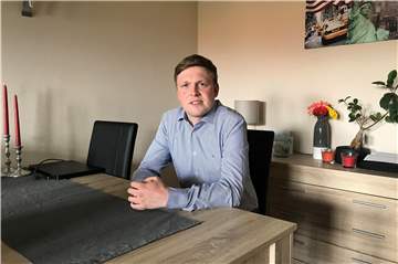 Markus Janning, CDU-Bürgermeisterkandidat in Heek