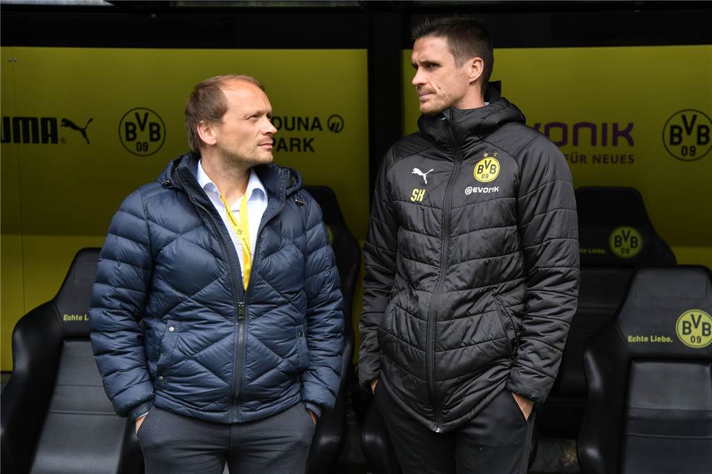Pherai, Reyna, Morey: So funktioniert die BVB-Offensive bei Scouting und Nachwuchs Markus Pilawa (l.) leitet die Scouting-Abteilung des BVB.