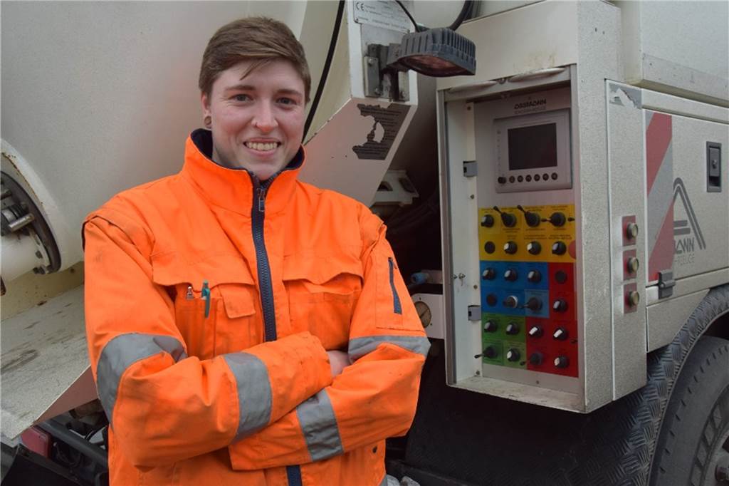 Marlena Aigner war die erste Frau, die in der Werkstatt der EUV eine Ausbildung zur Mechatronikerin machte.