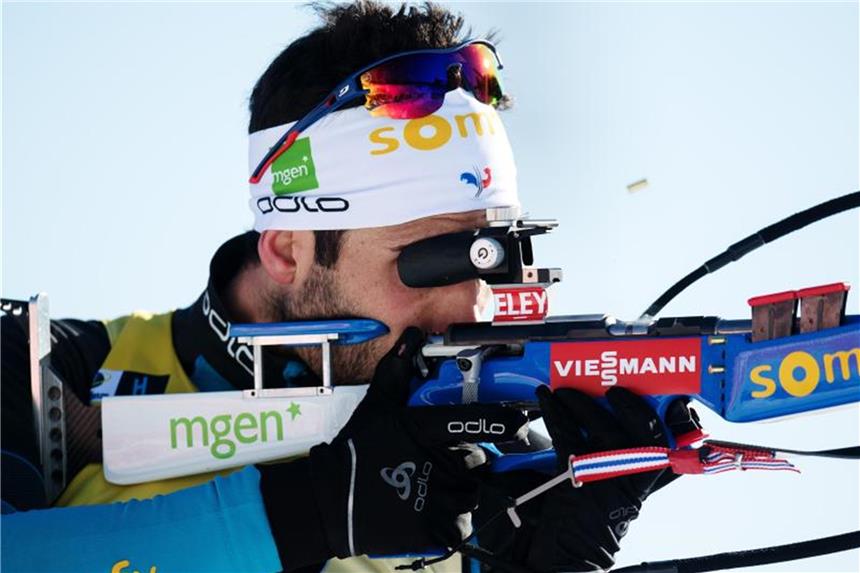 Fourcade holt 70. Weltcupsieg - Lesser Fünfter Martin Fourcade holte in Tjumen in der Verfolgung seinen 70. Weltcupsieg. Foto: Jan Olav Nesvold/Bildbyran via ZUMA Press