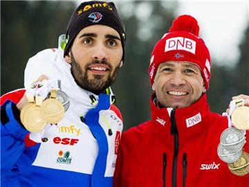 Martin Fourcade verpasste bei der WM in Oslo nur knapp seine fünfte Goldmedaille. Foto: Vegard Wivestad Grott
