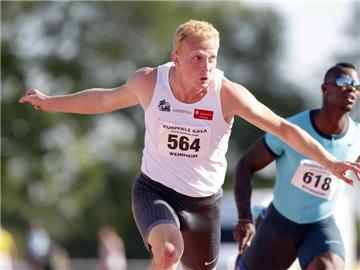 Martin Keller ist derzeit der schnellste deutsche Sprinter. Foto: Michael Deines