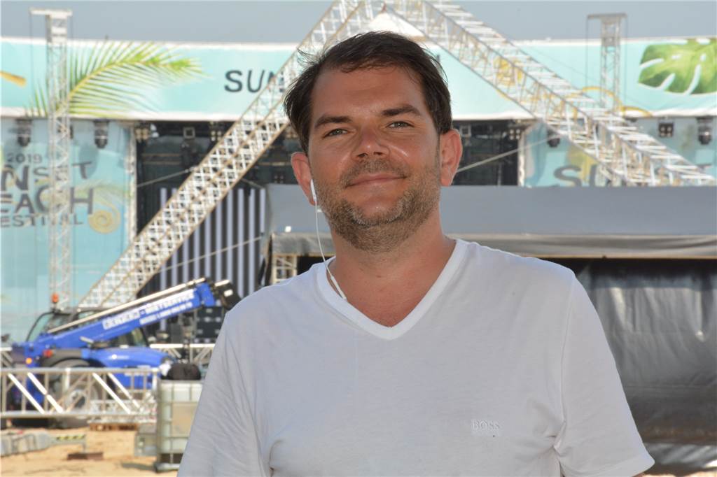 Internationaler Hit-Gigant legt beim Sunset Beach Festival in Haltern auf Martin Königsmann, einer der Veranstalter des Sunset Beach Festivals in Haltern am See.