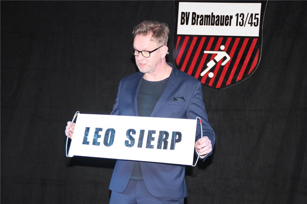 Martin Sierp auf der Bühne