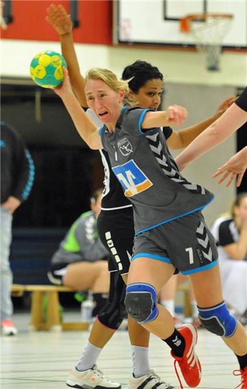 Martina Korte (v.) steuerte vier Tore bei.