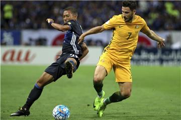 Mathew Leckie (r) will mit Australien zur WM. Foto: Koji Sasahara