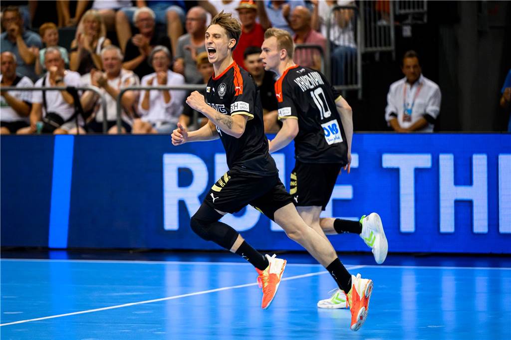 Lüner Mathis Häseler wird Handball-U21-Weltmeister: Großes Interview Mathis Häseler jubelt.