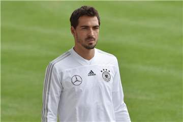Mats Hummels äußert sich zu der angeblichen Gruppenbildung innerhalb der Nationalmannschaft. Foto: Angelika Warmuth