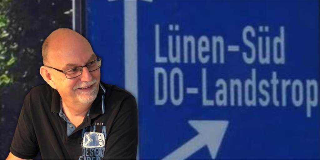 Kurioser Schreibfehler bei neuem A2-Anschluss: Schild benennt Lanstrop um Matthias Hüppe vom Aktivkreis "Ja zu Lanstrop" ärgert sich über ein falsch geschriebenes Hinweisschild auf der Autobahn