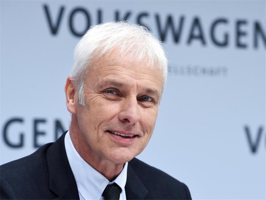 VW-Chef: Streit über Diesel-Fahrverbote bundesweit klären Matthias Müller ist Vorstandsvorsitzender der Volkswagen AG. Foto: Rainer Jensen