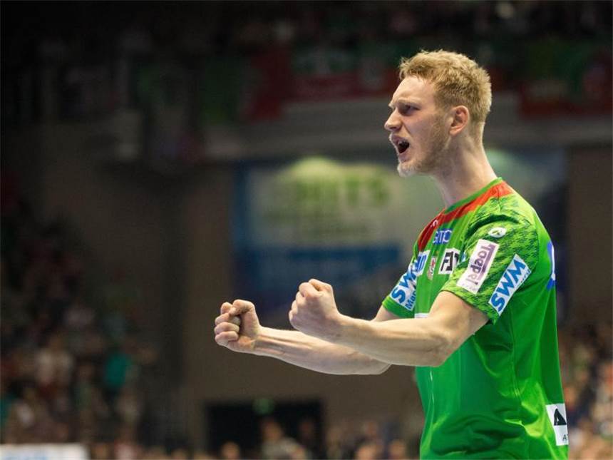 SC Magdeburg gewinnt Hinspiel im EHF-Cup-Viertelfinale Matthias Musche erzielte sechs Tore für den SC Magdeburg. Foto: Klaus-Dietmar Gabbert