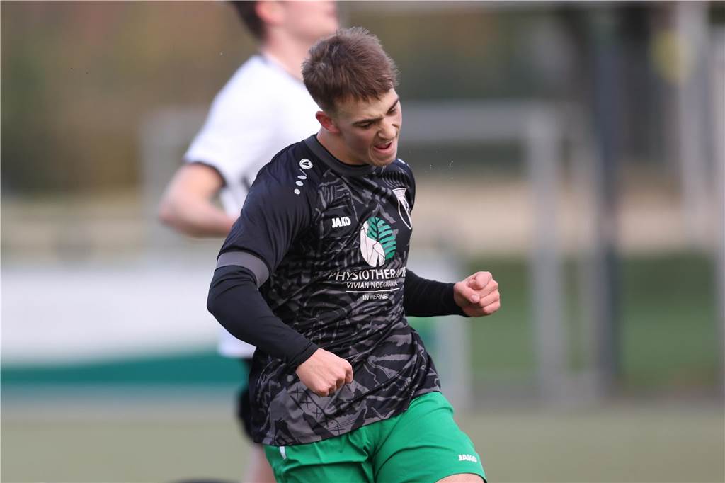 BW Alstedde verpflichtet zwei Spieler vom PSV Bork Matthis Fritsch jubelt.
