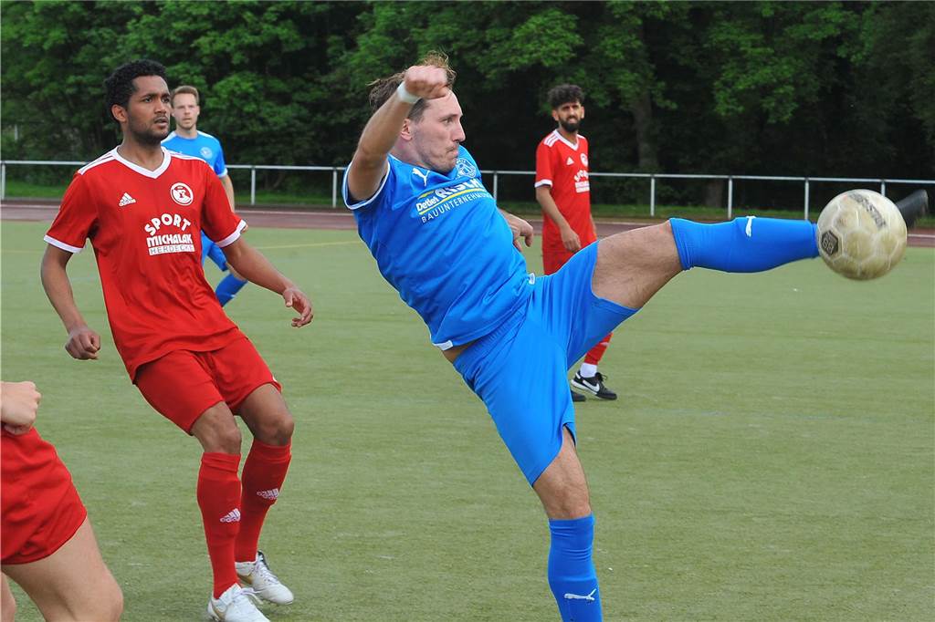 Maurice Chriske (r.) freut sich auf die Herausforderung Landesliga