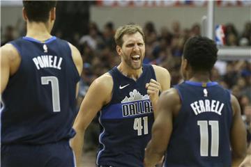 Mavericks-Star Dirk Nowitzki siegte mit seinem Team gegen Oklahoma City Thunder. Foto: Lm Otero