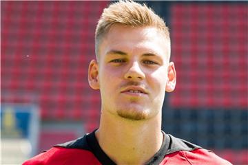 Max Christiansen am 08.07.2017 beim Mannschafts-Fototermin in Ingolstadt (Bayern). Foto: Peter Kneffel/Archiv