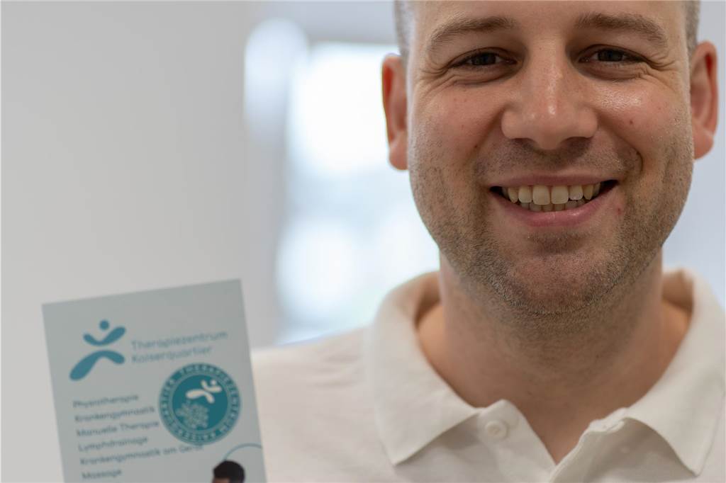 Neue Arztpraxis im Kaiserquartier: dasdfa Max Giesen ist Physiotherapeut und hat im Kaiserquartier in Dortmund jetzt ebenfalls seine eigene Praxis eröffnet.