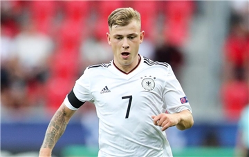 Max Meyer traf für die deutsche U21-Auswahl zur Führung.