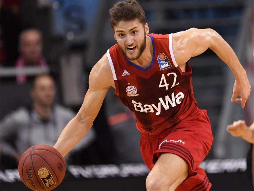 Bayern-Basketballer feiern Kantersieg Maximilian Kleber machte 23 Punkte für den FC Bayern. Foto: Tobias Hase