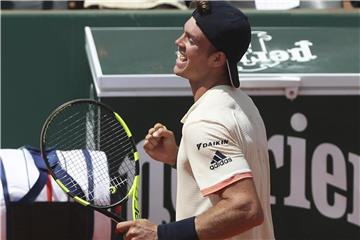 Maximilian Marterer ließ Jürgen Zopp kaum eine Chance und steht im Achtelfinale von Paris. Foto: Thibault Camus/AP