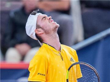 Maximilian Marterer unterliegt in Cincinnati in der ersten Runde Frances Tiafoe aus den USA. Foto: Daniel Bockwoldt
