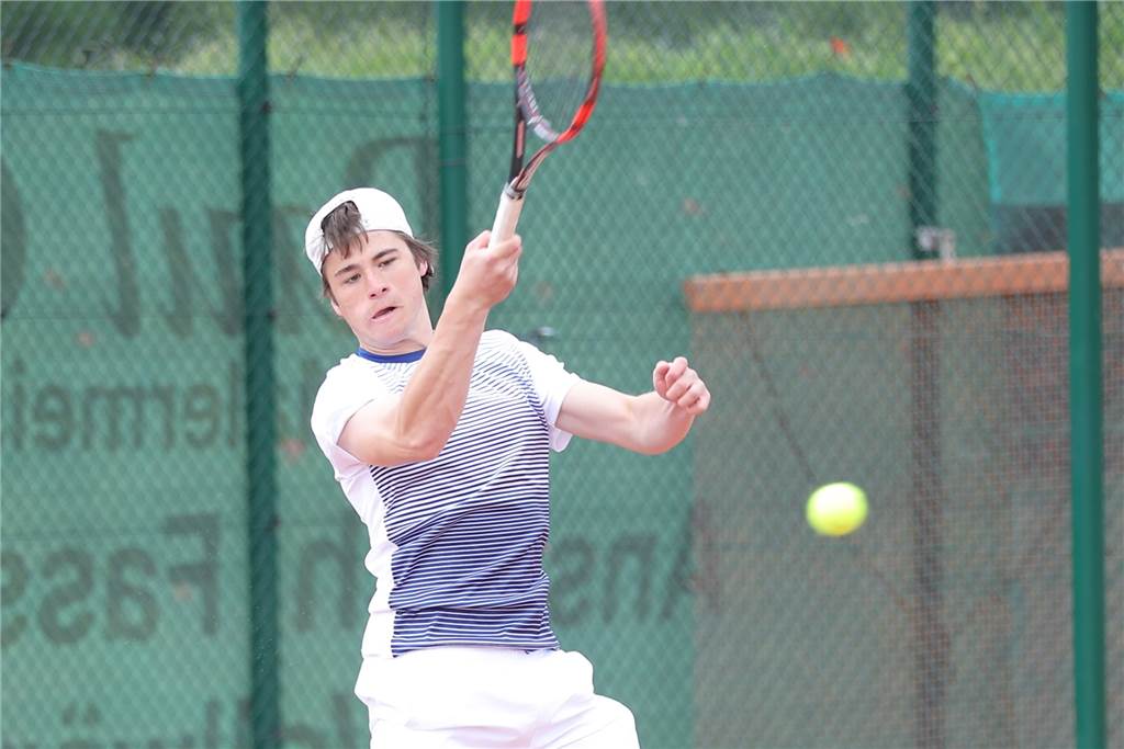 Maximilian Radke spielt Tennis bei der TG Selm.