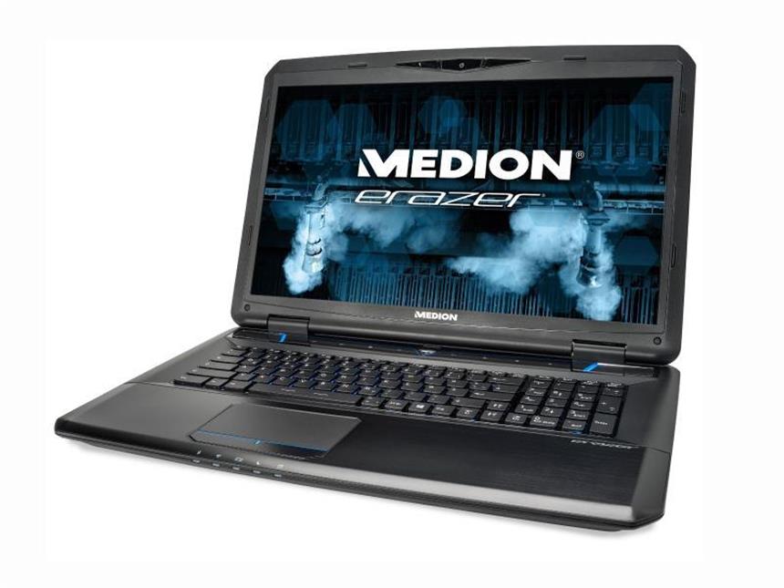 Gaming-Notebooks und Riesen-Bildschirm - Neues aus der Technikwelt Medions Notebooks Erazer X7833 und X7835 (optisch identisch) richten sich an Spieler mit hohen Hardwareanforderungen. Foto: Medion/Andreas Regner