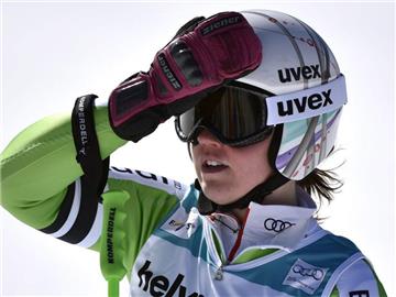 Mehr als Rang zehn war für Viktoria Rebensburg im Riesenslalom nicht drin. Foto: Peter Schneider