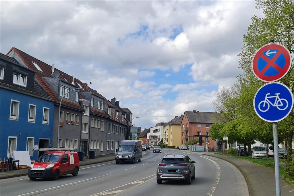 Das sagen die Halterner zum Radweg am Schüttenwall Mehr Platz, mehr freie Sicht: Ein gänzlich anderes Bild bot sich während der Testphase auf dem Schüttenwall.