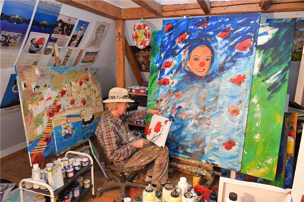 Viele Gäste wollen sich noch mal von Franz Lauter bekochen lassen Mehr Zeit für seine Kunst wird Franz Lauter ab dem kommenden Jahr haben. Er plant auch, als Bildhauer aktiv zu werden.