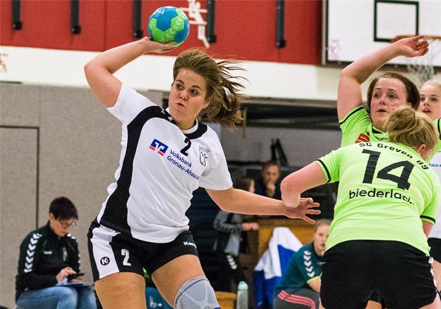 DHG empfängt nächstes Schwergewicht Melanie Moersig (l.) und die DHG sind in der Hamalandhalle erneut gefordert.