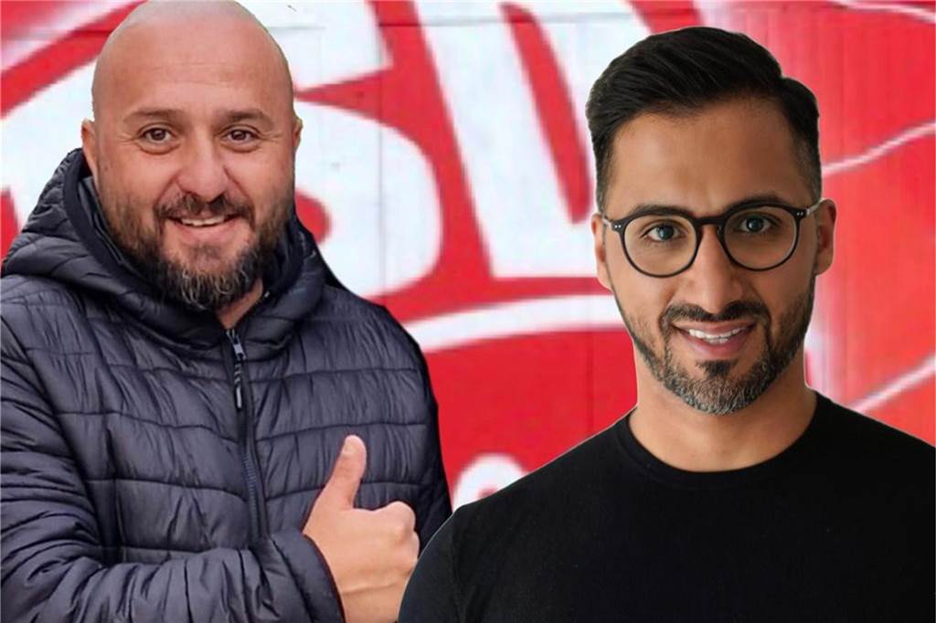 Türkspor holt Spezialisten für Großkunden: „Größte Mannschaft mit Migrationshintergrund“ Mesut Aksoy (l.) hat mit Habib Aslan (r.) den nächsten Baustein für sein Vorstandsteam gefunden.