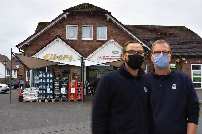 Nahversorgung: Paul Elbers und Michael Böttger möchten Davensberger Dorfladen erhalten Michael Böttger (l.) und Paul Elbers überlegten gemeinsam mit der Gemeindeverwaltung, wie der Davensberger Dorfladen Elbers künftig noch stärker zum Treffpunkt im Dorf werden könnte.