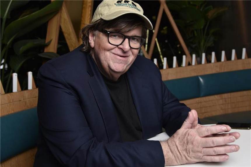 Michael Moore: „Wir brauchen eine Generation der Aktion“ Michael Moore stellt „Fahrenheit 11/9“ in Toronto vor. Foto: Chris Pizzello/Invision/AP