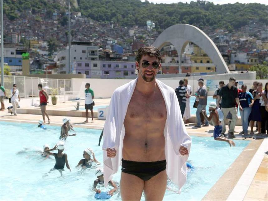 Bolt, Phelps, Williams: Wer wird der Spiele-Star? Michael Phelps ist der erfolgreichste Olympionike und konnte sich im Schmetterling wieder qualifizieren. Foto: Marcelo Sayao