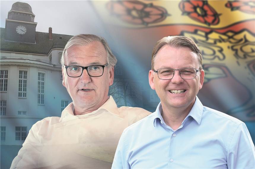Michael Zolda (l.) und Thomas Orlowski: Wer wird Bürgermeister von Selm?