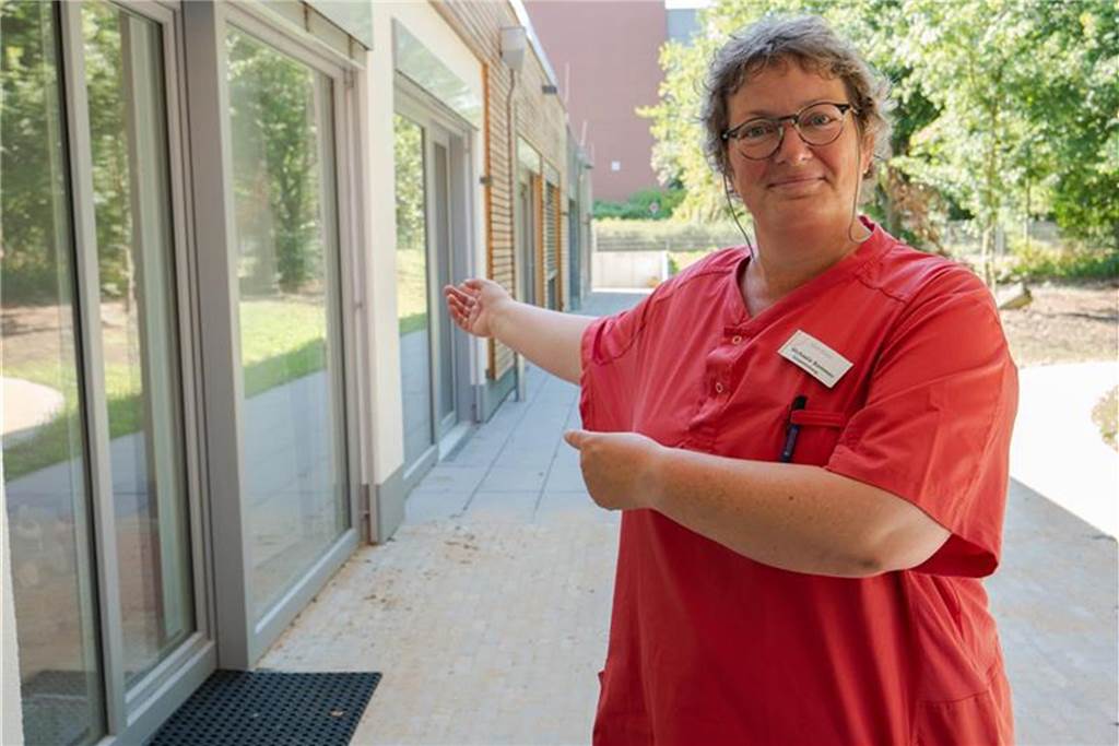Ein Jahr Klara Hospiz: Das letzte Zuhause für sterbende Menschen Michaela Sommer leitet das Klara Hospiz in Marl.